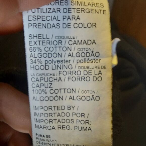 Womans Puma sz Medium Hoodie with Drawstring - Picture 12 of 12